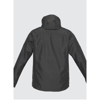 Mens Quantum Windproof Jacket Coat Winter Blazer with Hood - Graphite - 3XL thumbnail
