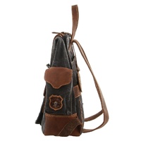 Jack's Inn Panama Canvas and Leather Backpack Bag Vintage Western in Cognac thumbnail