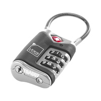 Lewis N. Clark TSA Approved Easy Set Combination Luggage Lock w Steel Cable thumbnail