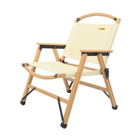 Chair & Table Set Bamboo Camping Folding Portable Outdoor Picnic Travel BBQ thumbnail