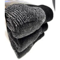 6 Pairs Heavy Duty Merino Wool Work Socks Extra Thick Cushion (Size 11-14) thumbnail