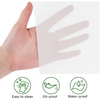 Table Cloth Cover Reusable & Washable Xmas Party 137cm x 274cm (54"x108") in White thumbnail