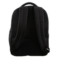 Pierre Cardin 30L Large Backpack Bag w 15" Laptop Sleeve Travel Luggage RFID - Black thumbnail