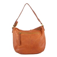 Pierre Cardin Woven Leather Ladies Crossbody Messenger Bag Travel - Cognac thumbnail