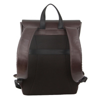 Pierre Cardin Premium Leather Backpack Travel Bag Satchel - Brown thumbnail