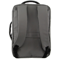 Pierre Cardin Backpack 15" Laptop Bag Briefcase Built-in USB Port Travel - Grey thumbnail