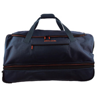 Pierre Cardin Trolley Bag Large Soft Travel Luggage Wheeled Duffle 82 Cm - Navy thumbnail