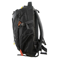 Pierre Cardin Mens Nylon Travel & Sport Medium Backpack Bag in Grey/Black thumbnail