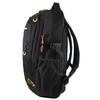 Pierre Cardin Mens Nylon Adventure Travel & Sport Large Backpack Bag in Grey/Black thumbnail