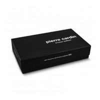 Pierre Cardin Leather Passport Holder Cover Wallet w/ RFID Protection - Black thumbnail