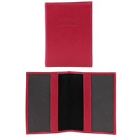 Pierre Cardin Slim Leather Passport Wallet Holder RFID Case Cover - Fuschia thumbnail