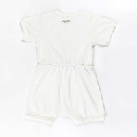 Ponchik Babies + Kids - Ribbed Cotton Romper - Daisy - 0-3 months thumbnail