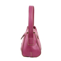 Milleni Mini Fashion Handbag Tote Bag in Magenta thumbnail