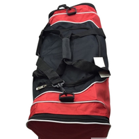 MEDIUM SPORTS BAG With Shoulder Strap Gym Duffle Travel Bags Water Resistant - Red thumbnail