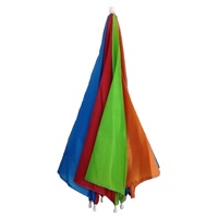 2pcs Set Rainbow Umbrella Hat + 70s Fake Moustache Costume Props Novelty Fancy thumbnail