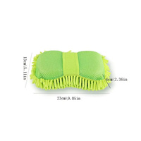 Microfibre Car Wash Mitt Chenille Sponge Ultra Absorbent Drying Towel For Car thumbnail