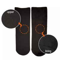 6 Pairs Large Thick Fur THERMAL HEATED SOCKS Warm Winter Work Ski Reversible thumbnail