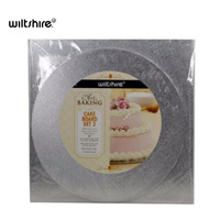 Set of 2 WILTSHIRE Cake Board Art of Baking Wooden Approved Food Grade Reusable thumbnail