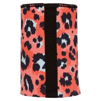 Coral Leopard Print Stubby Cooler - Standard thumbnail