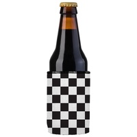 Small Checkerboard Stubby Cooler 2-Pack - Standard thumbnail