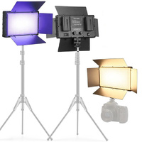 HridZ U800+ RGB LED Video Light – Dimmable Bi-Color, Adjustable RGB, Remote-Controlled Studio Light for Photography, YouTube, Vlogging, and Video Reco thumbnail