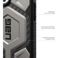 UAG Monarch Pro Back Case for iPhone 16 Pro Max - Titanium thumbnail