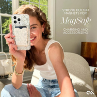 Case-Mate Floral Gems MagSafe Case For iPhone 15 Pro Max - Gold thumbnail
