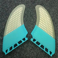 NNEOBA Surf Accessories Design 5.5 Inch Fiberglass Surfboard Twin Fins thumbnail