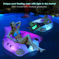 NNEOBA Light-up Inflatable Pool Float Chair thumbnail