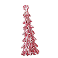 Desktop Miniature Christmas Tree with Candy Cane Top thumbnail
