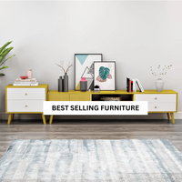 NNECN Modern TV Stand Side table & Coffee Table package for Living Room thumbnail