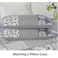 Nurturing Quilted Coverlet and Pillowcases Set: Perfect for Restful Sleep - Queen size thumbnail
