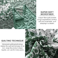 Delightful Quilted bedspread and pillowcovers set: Indulge in Comfort - Queen size thumbnail
