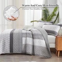 Bespoke Quilted Bedspread and Pillowcases Set: Tailored Luxury for Your Home - Queen size thumbnail