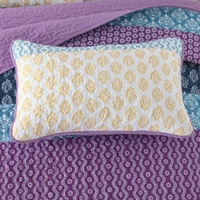 Quirky Quilted coverlet and pillowcovers set: Add Personality to Your Space - Queen size thumbnail