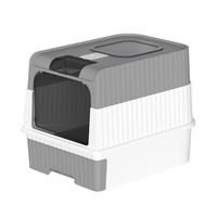 Large Enclosed Cat Litter Box with Drawer and Scoop - Odor Control, Removable Tray, Easy Clean Design thumbnail