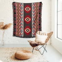 2pcs pack set 180*300cm Bohemian Picnic Blanket, Waterproof Camping Blanket, Outdoor Rug for Camping, Picnic, Beach thumbnail