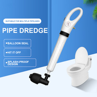 Powerful Air Drain Blaster Plunger for Toilet, Sink, and Floor Drains thumbnail