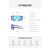 Cycling Sunglasses: Conquer the Road with Style and Protection Blue colors thumbnail