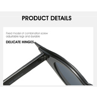 Retro Cat-Eye Sunglasses - Stylish Blue Vintage Frames for Women thumbnail