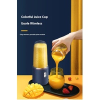 Portable High-Speed Blender with USB Rechargeable Battery - 2-in-1 Bottle and Cup Design, Compact and Powerful thumbnail