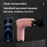 Pink Massage Gun - 6-Speed Deep Tissue Massager with 4 Professional Massage Heads thumbnail