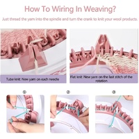 Sentro Knitting Machine - DIY Loom for Hats, Scarves, and More | 40 Needle Knitter for Kids & Adults thumbnail