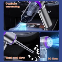 Gray ST-6653Plus Cordless Handheld Vacuum Cleaner - 16000PA Suction, 2000mAh Battery, Type-C Rechargeable thumbnail