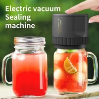 Portable Vacuum Sealer for Mason Jars,Regular Model KZ-80 (60 sec stop or manual stop) - White Electric Food Preservation Machine with  LED Display thumbnail