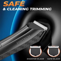 Men's Electric Hair Removal Trimmer - Smart Digital Display, Rechargeable Private Area Shaver, Model PR-8003 thumbnail