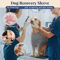 XXL Pet Front Leg Protective Sleeve - Elastic Dog Leg Guard for Post-Surgery Protection, Prevents Licking and Biting thumbnail