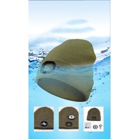 Black LED Lighting Rechargeable Detachable Knitted Hat - Warm Winter Beanie with Built-in LED Lights for Outdoor Activities and Nighttime Use thumbnail