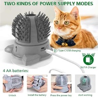 Electric Cat Massager Brush – Catnip & LED Interactive Grooming Toy thumbnail