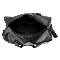 Brown Men's Large-Capacity PU Leather Gym Bag - Travel, Shoulder, and Duffel Bag for Fitness and Yoga thumbnail